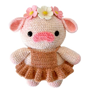 Nuevo Llavero <span class=keywords><strong>de</strong></span> Ganchillo Personalizado OEM con Diseño <span class=keywords><strong>de</strong></span> Vaca, Hecho a Mano, Regalo para el Día <span class=keywords><strong>de</strong></span> San Valentín, Regalo para el Día <span class=keywords><strong>de</strong></span> la Madre, Juguete <span class=keywords><strong>de</strong></span> Ganchillo - Product Image 1