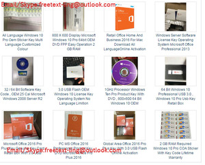 wholesale windows 10 pro retail keys coa sticker activated online with <span class=keywords><strong>scratch</strong></span> high quality won't blocked - Product Image 2