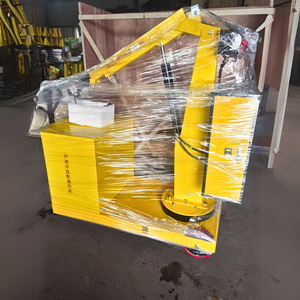 Grúa de pluma móvil duradera portátil de fácil operación para sitios de construcción Componentes de motor de núcleo de manejo de materiales eficiente - Product Image 6