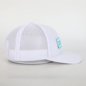 Gorra Deportiva de 6 Paneles Personalizada de Alta Calidad al por Mayor, Gorra Blanca con Logotipo Bordado, Gorras Trucker - Product Image 4