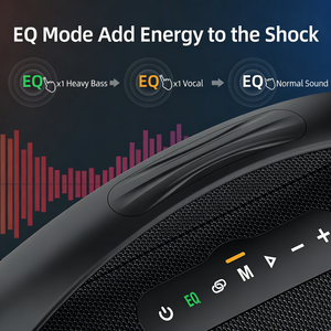 ลำโพงพกพา <span class=keywords><strong>Party</strong></span> <span class=keywords><strong>Box</strong></span> 5.2 พร้อมไฟ LED RGB แสดงแสงสี กำลังขับเสียง 80 วัตต์ กันน้ำระดับ IPX-6 แบตเตอรี่ 16000mAh - Product Image 5