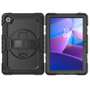 <span class=keywords><strong>Custodia</strong></span> per <span class=keywords><strong>Tablet</strong></span> con Supporto Girevole a 360° e Cinghia da Mano e Spalla per <span class=keywords><strong>Lenovo</strong></span> Tab 10.1 K10C - Ingrosso di Fabbrica - Product Image 5
