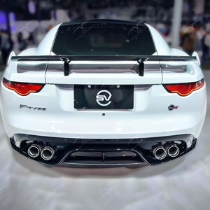 Alerón Trasero de Fibra de Carbono <span class=keywords><strong>Real</strong></span> para <span class=keywords><strong>Jaguar</strong></span> F-TYPE, Modificación de Automóviles, Estilo Definitivo para su Automóvil, Actualizado - Product Image 3