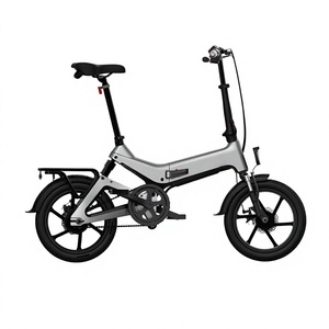 Bicicleta Eléctrica Plegable de 16 Pulgadas, Mini Bicicleta Eléctrica con Marco de Aleación de Aluminio, Batería Integrada de Litio de 36V, Ligera para Adultos - Product Image 4
