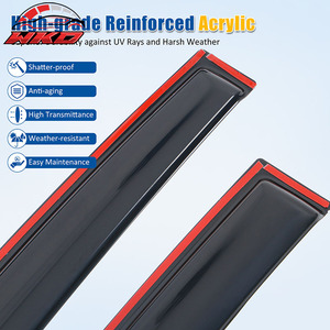 Déflecteurs de vitres encastrés pour Nissan Altima 19-25 Berline, ensemble de protection contre la pluie - Product Image 4