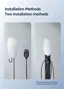 Chargeur EV mural ou sur poteau en forme de riz <span class=keywords><strong>RE7</strong></span> H 7kW IP65 4G APP RFID avec écran LED pour températures jusqu'à -30°C ° De la lettre C à la lettre 50 ° C - Product Image 6