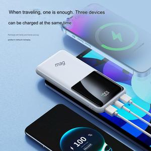 พาวเวอร์แบงค์แบบพกพา ชาร์จเร็ว ความจุ 20000mAh 10000mAh ช่องเสียบ USB คู่ ราคาส่งถูก รับทำโลโก้ พร้อมหน้าจอ LED - Product Image 3