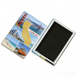Imán de Refrigerador con Foto del Puente Golden Gate de California, Recuerdo Turístico de Los Ángeles y San Francisco, 90*65, Personalizado - Product Image 1