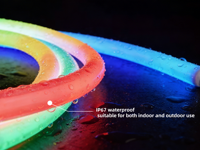 Magic Pixel SPI RGB/RGBW 360 °   Tube néon LED intelligent à commande intelligente, installation au plafond, pliage 3D, étanche IP67, néon flexible de 25 mm
