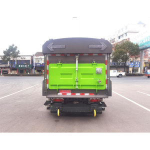 Dongfeng 11 טון יעילות גבוהה אבק נטול אבק-גליל אחורי + לחץ שלילי 1.5m קיבולת מיכל מים - Product Image 4