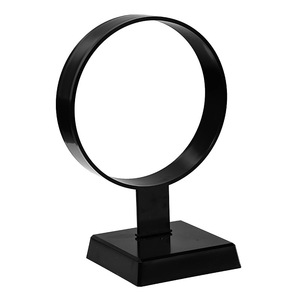 <b>Headband</b> Rack <b>Plastic</b> Detachable Hairband Display Stand For Hair Accessories Jewelry Daily Use Multifunctional Transparent Black - Product Image 3