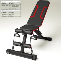 Équipement de fitness banc d'haltères pliant réglable Fitness assis haltérophilie banc multifonctionnel chaise pliante plate