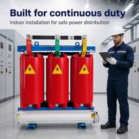 Transformateur triphasé à sec 10kV 35kV 400kVA 630kVA industriel à faible perte