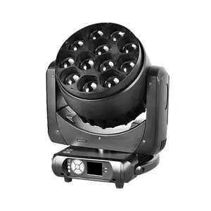 Dmx 512 12X40W Rgbw 4in1beam Wash Zoom Stage Led Moving Head Light Voor Event Bar Concert