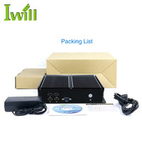 Acheter Pc industriel J1900 6COM RS485 Mini Pc industriel robuste VGA HD bureau industriel pour Win Linux