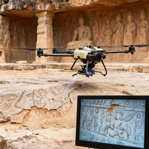 Drone de nettoyage étanche et anti-poussière, moteurs sans balais haute performance, fonctionnement continu quotidien, structures hautes, vidéo FHD 1080p - Product Image 3