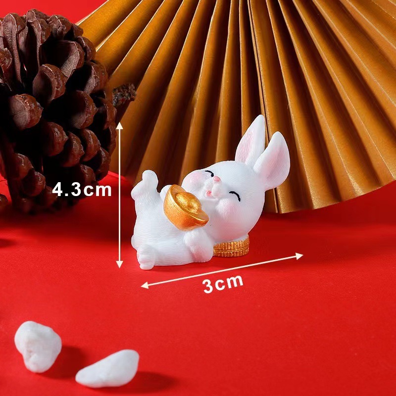 Lapin porte-bonheur pour la richesse et la prospérité