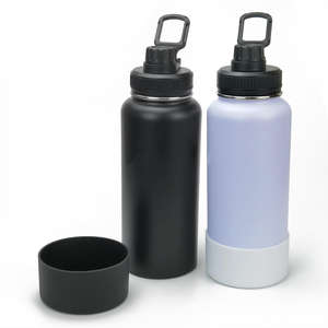 Termo de Acero Inoxidable con Aislamiento al Vacío de Doble Pared, Botella de Agua de 32 Onzas para Gimnasio y Camping con 3 Tapas y Pajita, Diseño Ecológico - Product Image 3