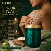 Gommage Corporel OEM ODM 700g Oase du Désert Exfoliant Parfum Bergamote Thé Bois d'Agar Sel Sec Hydratant Hydratation Profonde Pâte