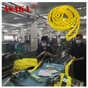 Chất lượng cao CE cấp giấy chứng nhận nâng spreader chùm 3ton 3 mét vàng vô tận Vòng cáp treo - Product Image 3