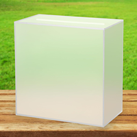 Hochzeits-Kartenbox Empfangsbox DIY Acryl-Kartenaufbewahrungsbox für Geschenke Spenden Kartonverpackung - für Babypartys Geburtstage