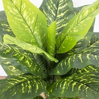 Plante Artificielle Moderne Intérieure/Extérieure, Décoration Tropicale en Plastique Économique, Magnifique Élément Décoratif Intérieur/Extérieur