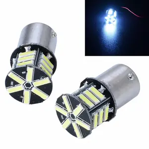 T20 p21w ba15s T25 7443 7440 3156 3157 방향 지시등 브레이크 라이트 1157 1156 Led 전구 2835 33smd LED 자동차