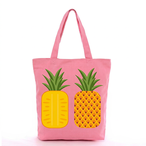 Sac fourre-tout en toile de coton écologique réutilisable avec logo personnalisé, grande capacité, pour mariage, plage, shopping, taille personnalisable - Product Image 1