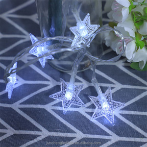 <span class=keywords><strong>Star</strong></span> ไฟเส้นหลอดไฟ Led กระพริบแบบใช้แบตเตอรี่,หลอดไฟรูปดาวดวงเล็กสีขาวอบอุ่นใช้ในร่มและกลางแจ้งสำหรับตกแต่งห้องเด็ก - Product Image 5