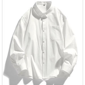 <span class=keywords><strong>Camicia</strong></span> da uomo a maniche lunghe in cotone pesante-<span class=keywords><strong>giacca</strong></span> da uomo Casual Casual a forma primaverile - Product Image 1