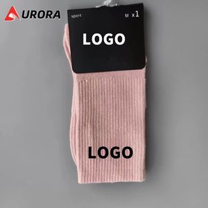 थोक रंगीन ठोस रंग खेल मोजे अनुकूलित लोगो पैटर्न लुभावने बुना हुआ खेल मोजे क्रू ग्रीष्मकालीन मोजे - Product Image 6