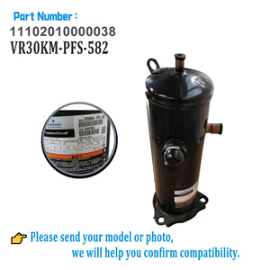 Original VR30KM-PFS-582 Fixed Speed Scroll Compressor 11102010000038 Air Conditioning <b>Refrigeration</b> Compressor HVAC Spare Parts - Product Image 2