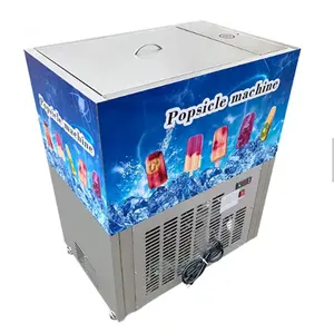 Genuine Icecream Flow Wrapping 2Mould Ice Lolly Popsicle Making Machine