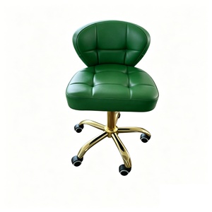 Poltrone da <span class=keywords><strong>Parrucchiere</strong></span> Professionali Marroni con Funzione Girevole e Mobile per Saloni - Successore all'Ingrosso - Product Image 3