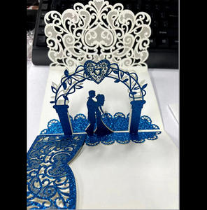 Invitaciones Elegantes con Corte Láser Ecológicas para el Día de la Madre y Bodas, con Sobre - MOQ Bajo, Venta al Por Mayor - Product Image 5