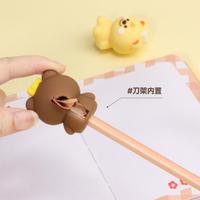 Fromage ours mignon dessin animé étudiant papeterie Portable Mini taille-crayon Zhejiang