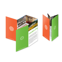 Impression de brochures, dépliants et prospectus personnalisés en gros, double face, bon marché, pliage en deux, trois ou quatre parties, pliage en accordéon, service d'impression