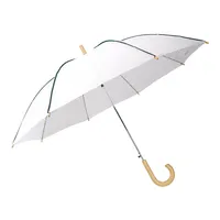 23 inch straight umbrella 8 piping on canopy wooden umbrella parts