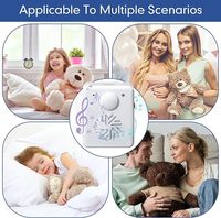 Module sonore programmable à puce DIY pour jouet en peluche, avec stockage de 128 Mo, boîte vocale et batterie rechargeable de 300 mAh