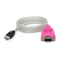 Cable USB a Puerto Serie de 1.5M, RS232 Macho/Hembra de 9 Pines, Puerto Serial a USB-232COM, Cable USB a Puerto Serie RS232