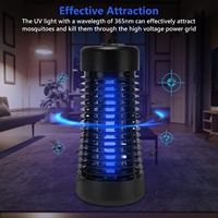 Zapper de insectos, Zapper de mosquitos para interiores, trampas para matar mosquitos, insectos voladores, Zapper, lámpara para mosquitos, exterior de plástico ABS