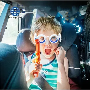 Teenyoun-gafas ópticas Tr90 para niños y niñas, lentes plegables de alta calidad, y antimovimiento antimareos, venta al por mayor