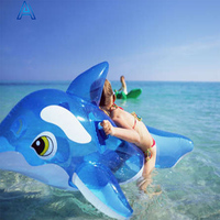 Vente en gros d'usine, flotteur gonflable en forme de requin blanc, bateau de piscine avec poignée, personnalisation OEM