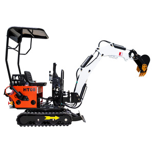 Mini Excavadora Pequeña de 0.8 Toneladas, Excavadora de Orugas de Alta Calidad, Excavadora Pequeña - Product Image 2