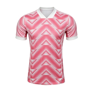 <span class=keywords><strong>Maillot</strong></span> de football vierge personnalisé de qualité supérieure, rose galaxie, haute fidélité, concept Madrid 2026, version joueur, entraînement respirant - Product Image 1