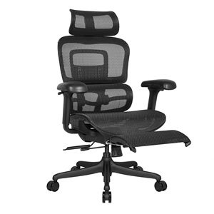 Silla de Oficina Ergonómica Giratoria con Respaldo Alto y Reposapiés - Product Image 2