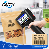Imprimante jet d'encre portable TIJ pour codes-barres, QR codes, dates de péremption et lots sur bouteilles en verre