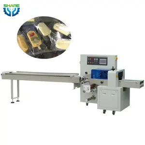 Pillow type cookie high speed horizontal packing wrapping machine