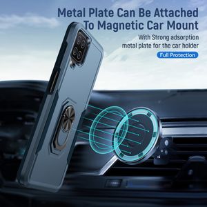 Funda híbrida a prueba de golpes para Samsung, armadura a prueba de golpes con soporte de anillo para Samsung A12 <span class=keywords><strong>5G</strong></span> A23 A33 A52 A53 A73 CELERO A03S S10 S20 S21 S22 S23 A14 - Product Image 2