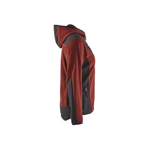 BLAKLADER - 594125365999XXXL Chaqueta de punto para mujer Softshell con capucha Burned Red/Black - EAN 7330509799192 CHAQUETAS DE TRABAJO - Product Image 4